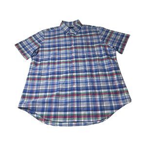 Polo Ralph Lauren Short Sleeve Embroidered Button Up Shirt Mens Sz‎ XL